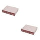 thumbnail image 3 of Caja de almacenamiento de plástico Matsuzay 3 Cajones Rosa 3 Cajones, 3 of 6