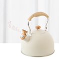 thumbnail image 3 of Tetera 2.5L Cipaher Tea Kettle for Stove Top and Induction Stove Blanco Tetera de Acero Inoxidable para Estufa, 3 of 6