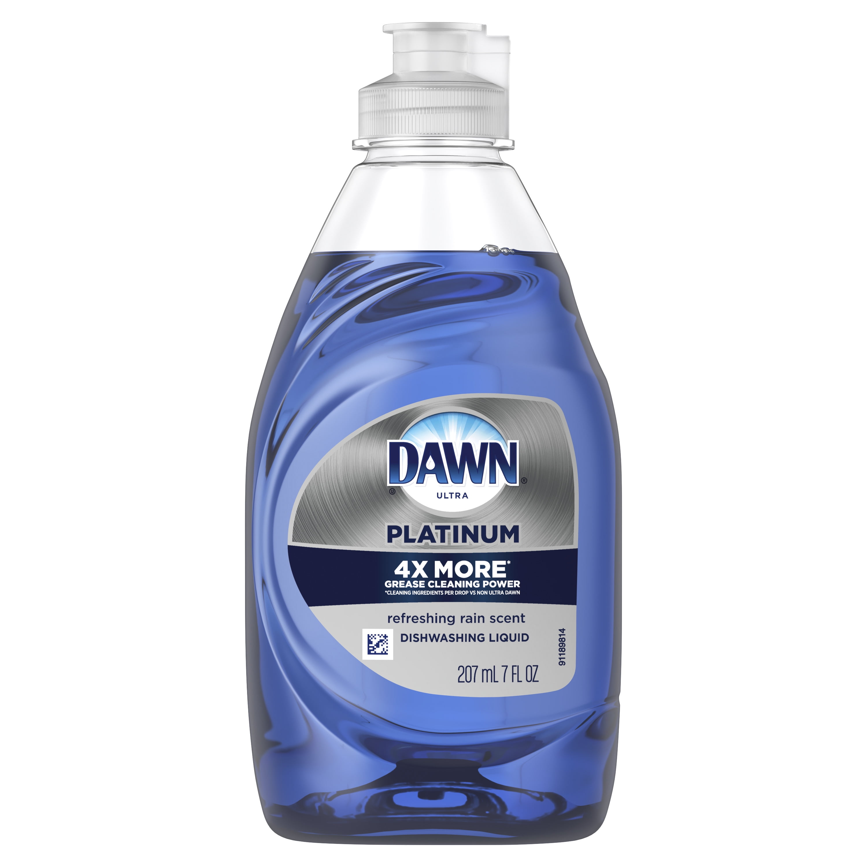 Dawn Platinum Liquid Dish Soap, Refreshing Rain, 7 fl oz