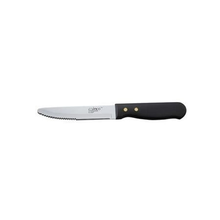 

Winco - Round End Steak Knife with Plastic Handle (12 Pieces)