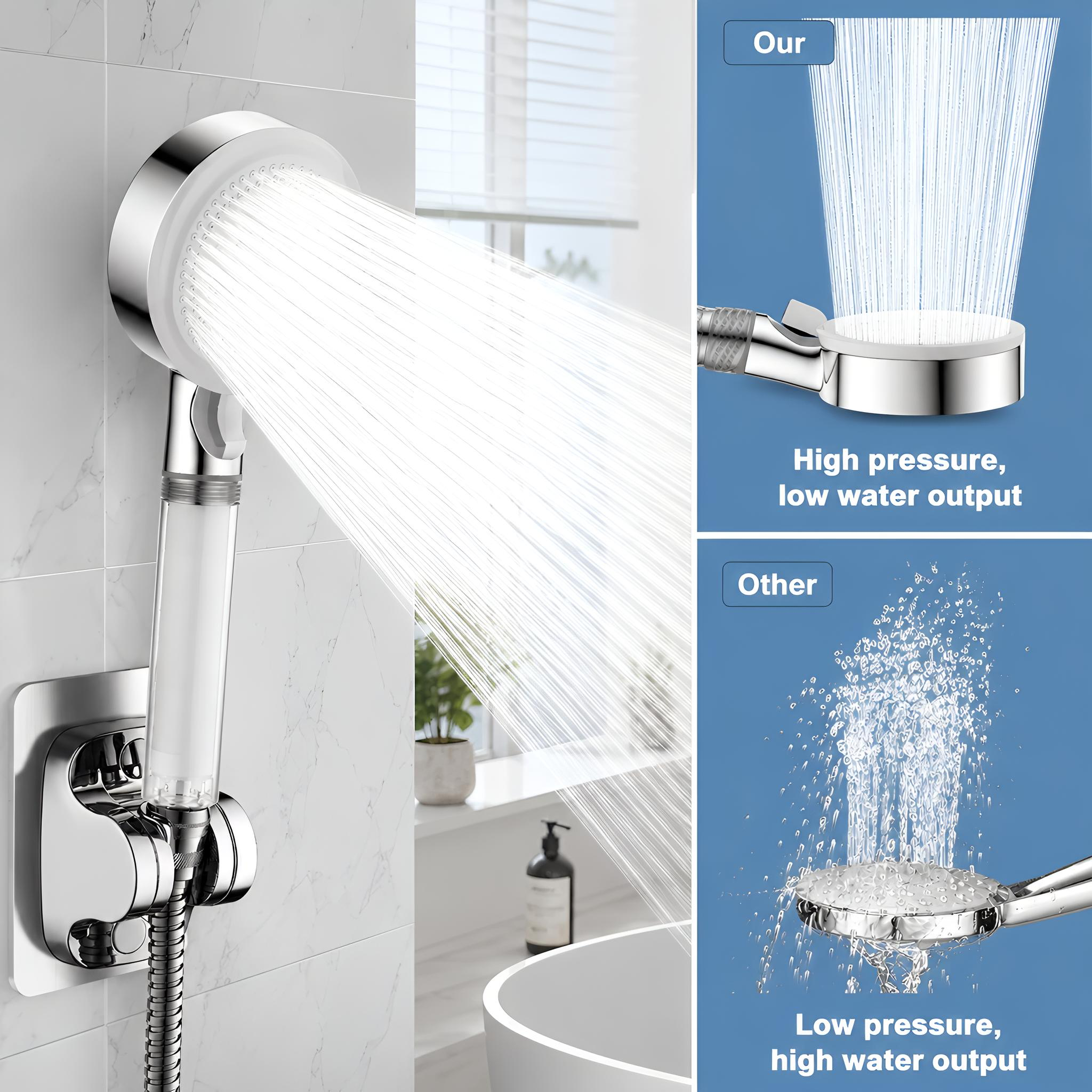 Beaulyn 5-Mode Handheld Shower Head with Hose photo 5