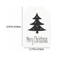 thumbnail image 3 of Cateissary 100 Uds. Tarjetas de papel de Papá Noel, etiquetas de papel de la serie Feliz Navidad, etiquetas de fiesta de Navidad Kraft DIY, Kits de decoración para fiestas 1#, 3 of 6