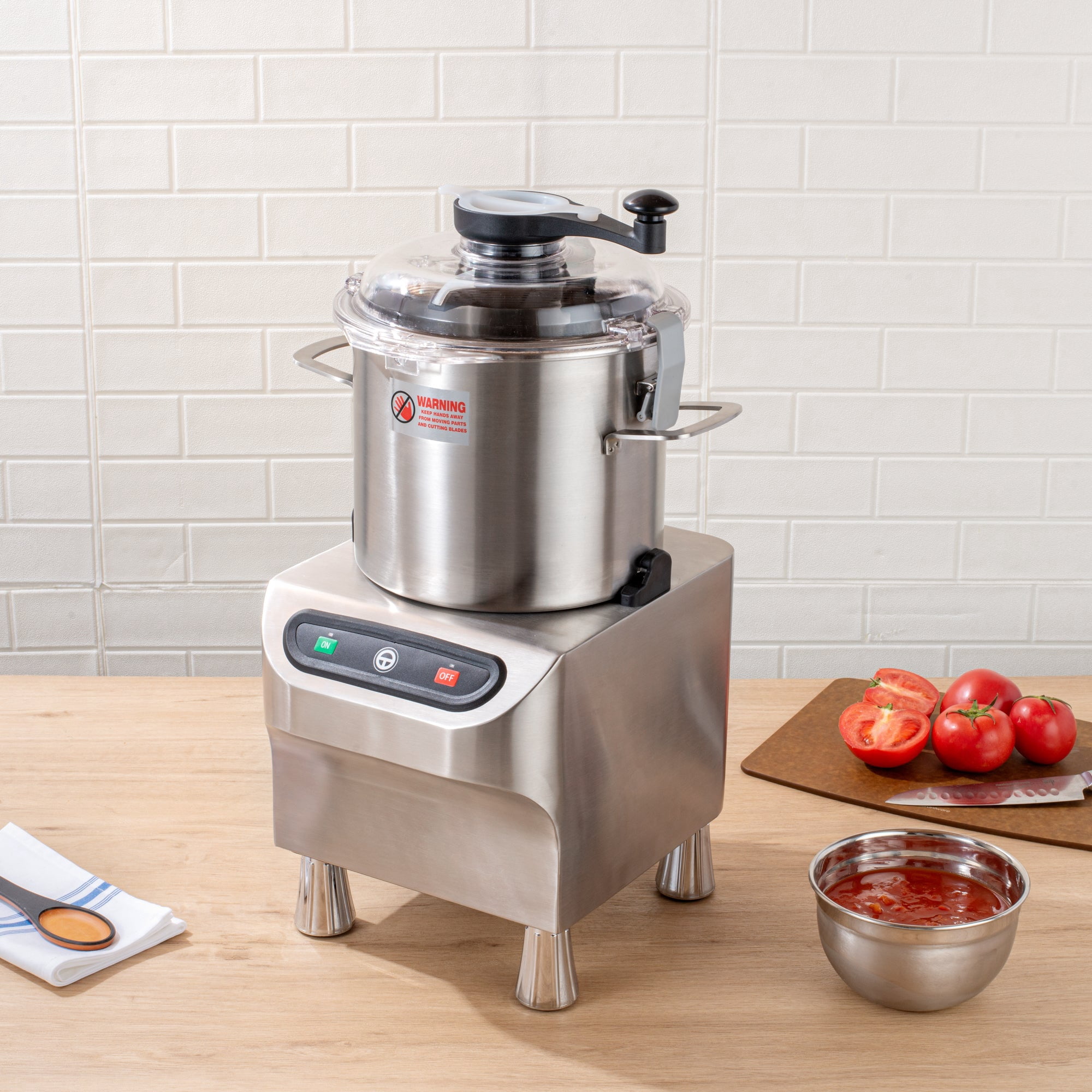Hi Tek 8L Batch Bowl Food Processor - 1 HP - 1 count box