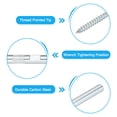 thumbnail image 3 of Uxcell 6.4" Soporte de Estante Flotante Oculto Hardware Soporte de Estante Invisible 6pcs, 3 of 6