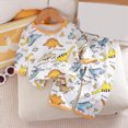 thumbnail image 2 of KPOPLK Baby Long Sleeve Toddler Pajama Two-Piece Set for Boys Cotton Long Sleeve Graphic Tee Pant Sleepwear Clothes,Size 3-4 Years, 2 of 4
