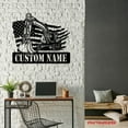 thumbnail image 4 of Craftnamesign Custom US Excavator Driver Metal Wall Art LED Light, Excavator Driver Name Sign, 4 of 5
