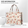 thumbnail image 3 of Large Capacity Tote Bag,Beige Christmas Santa Pattern Handbag Fashion Luxury Tote Bag,15.7"x13"x 5.1" Inches,Laptop Compatible, 3 of 6