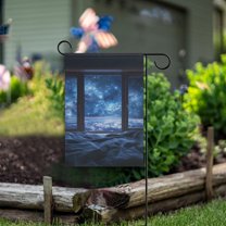 Yayeee Garden Flag 28" x 40" Double Sided Outdoor Yard Lawn Holiday Decorations, Window Space