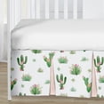 thumbnail image 3 of Sweet Jojo Designs Cactus Floral Pink and Green 4 Piece Crib Bedding Set, 3 of 6