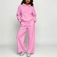 thumbnail image 5 of 2 Piece Sweat Suits Set for Women with Long Sleeve Hoodie and Sweatpant Sets for Daily Wear, 5 of 8