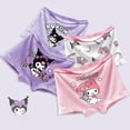 thumbnail image 4 of Ropa interior Kawaii Sanrio para niñas, 4 piezas, Hello Kitty, Kuromi, Cinnamoroll, bragas de dibujos animados, ropa interior ajustada, juguetes Y2K, 4 of 4