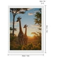 thumbnail image 2 of Diamond Art Kit for Adults, Giraffes Sunset Wilderness Diamond Painting for Adults Beginners, 5D DIY Diamond Art Painting Kits, Colorful Diamond Painting Craft for Home Decor 12x16, 2 of 7