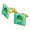 Gold, variant on Gulf Stream Outfitters Mahi Mahi Ocean Fishing Square Cufflink Set - Silver or Gold