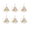 A-6PCS, variant on chaungfeng 6PCS Easter Decorative Pendant, 4 Inch Party Acrylic Hanging Decorations Used To Decorate Easter Scenes