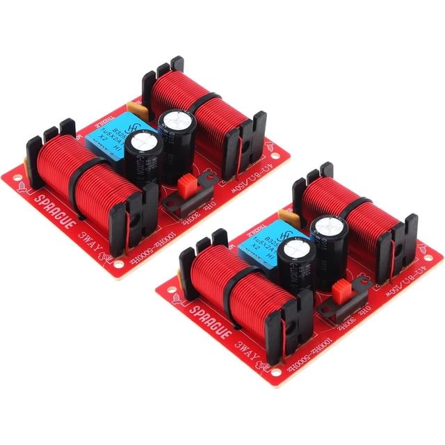 3 Way Speaker Crossover, 150W 3 Way 3 Speaker Unit HiFi Home Speakers Audio Frequency Divider Crossover Filters
