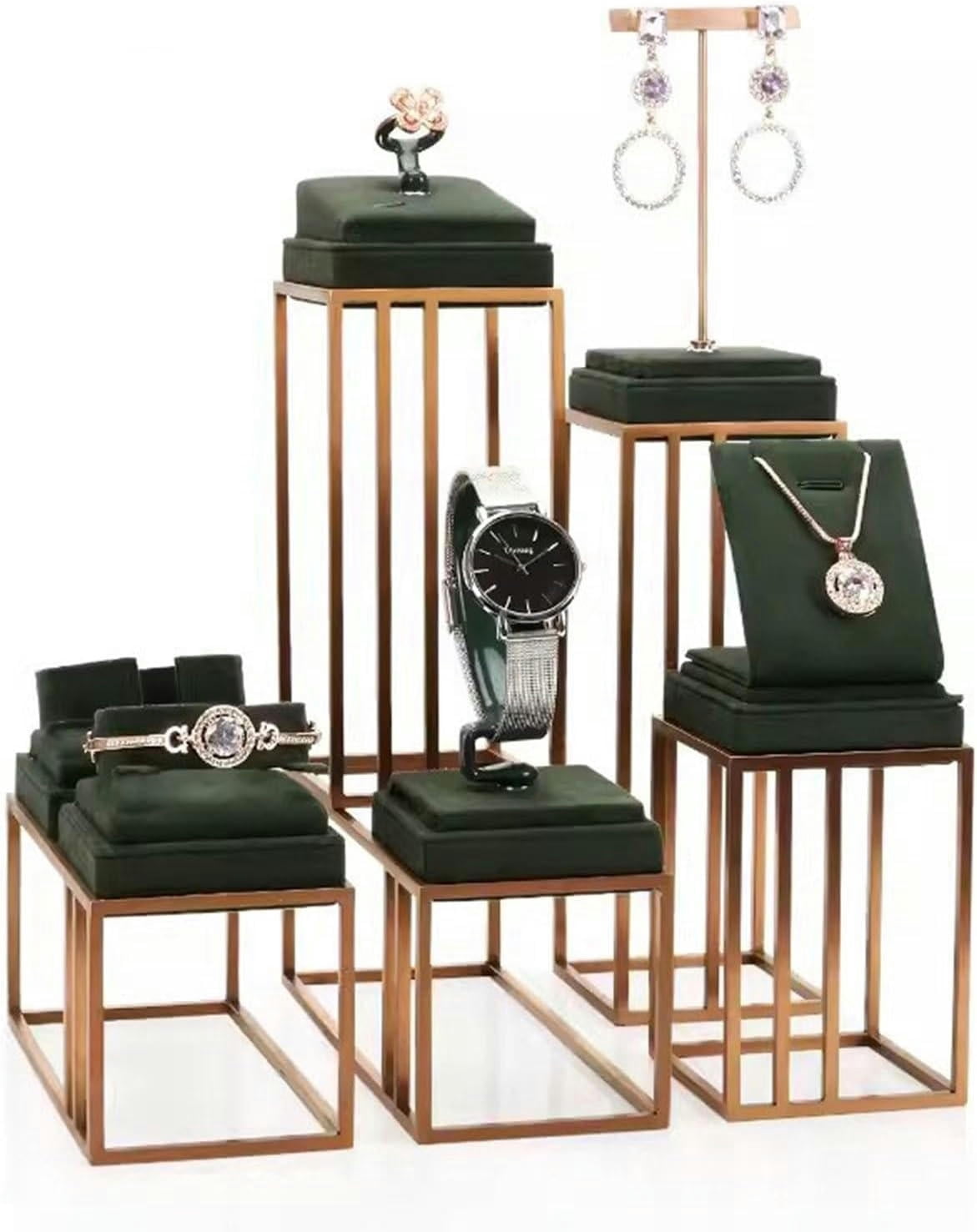 Watch Display Stand black jewelry organizer, 3pcs Watch Stand Jewelry Display for Show, Metal Watch Holder Hanger for Women, Small Watch Jewelry Display for Selling Photo,Jewellery Display Stand