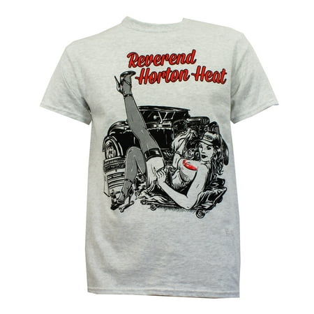 Reverend Horton Heat Men's Smell Of Gasoline T-Shirt Heather (Best Way To Remove Gasoline Smell)