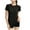 Black, variant on Pincandy Women's Workout Tops Short Sleeve Athletic Shirts Moisture Wicking Quick Dry Mesh Back Yoga Tees for Running Gym