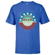 Star Wars The Mandalorian the Child Americana - Short Sleeve T-Shirt for Kids – Customized-Royal