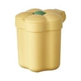thumbnail image 2 of JeashCHAT Mini Desktop Trash Can Cute Small Household Mini Coffee Table Melon Peel Shell Storage Bucket Bedroom With Lid Trash Can, 2 of 5