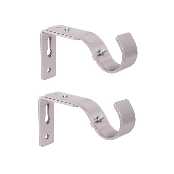 Better Homes & Gardens Plated Brushed Nickel Steel Adjustable Curtain