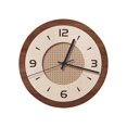 thumbnail image 1 of Reloj de pared decorativo para el hogar, sin tictac, fácil de leer, decoración de pared moderna, para colgar Redondo, 1 of 9