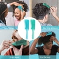 thumbnail image 3 of Cepillo desenredante para cabello rizado con masaje del cuero cabelludo, peine para cabello húmedo y seco para mujeres y hombres, negro, 3 of 4