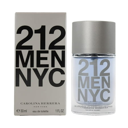 Carolina Herrera 212 Eau de Toilette Cologne for Men, 1 Oz Mini & Travel Size
