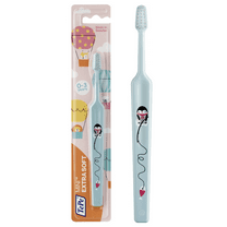 TEPE Mini Extra Soft Toddler Toothbrush – Manual Child Toothbrushes Age 0-3 1 Brush