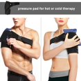 thumbnail image 2 of Shoulder Support Compression Brace, Adjustable Neoprene Upper Arm and Shoulder Wrap Pain Relief for Rotator Cuff Shoulder Tear Injury AC Joint Dislocation Prevention and Recovery Fits Left and, 2 of 7