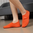 thumbnail image 4 of Hiking Barefoot Shoes for Women Wide Toe Box Zero Drop Non-Slip Breathable Lightweight Barefoot Sneakers for Hiking Walking Running Swimming Surfing and Daily Wear,Orange 35, 4 of 4