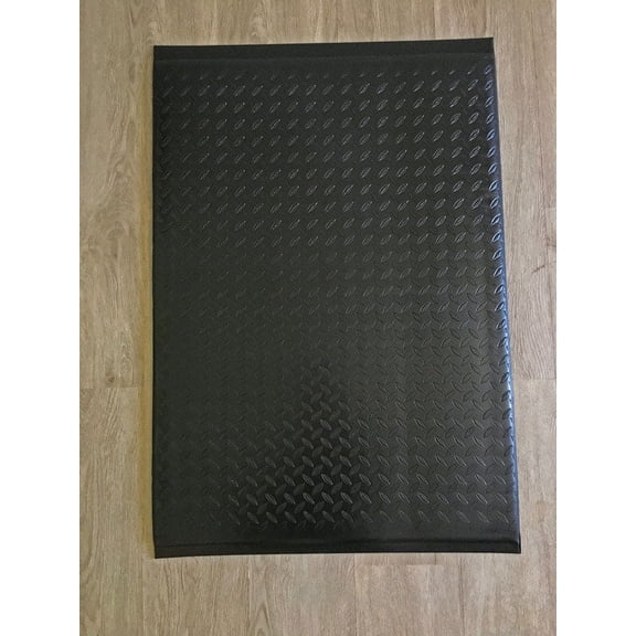 Portico Systems A6085569 Diamond Anti Fatigue Mat, PVC/Foam, Black, 33" x 24"