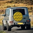 thumbnail image 5 of Naloa yellow Corn PVC Leather Spare Tire Wheel Cover Spare Tire Cover, for Car Truck SUV Camper Trailer Universal Fit(14-17in)-17 inch, 5 of 6