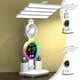 thumbnail image 1 of Lámpara de escritorio LED con ventilador | Luz de lectura inteligente plegable | Reloj digital y luz ambiental RGB | Porta bolígrafos | Altura ajustable | Recargable | Blanco | 16.93"x9.84"x4.72", 1 of 7