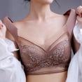 thumbnail image 2 of Women Large Bras Push Up Ice Silk Seamless upper Bralette Lace Wireless Summer Bras Plus Size Top Lingerie Underwear, 2 of 8