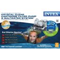Intex 120V Cartridge Filter Pump and Saltwater System