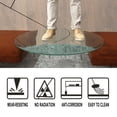 thumbnail image 5 of Kadyn Tempered Glass Table Top,28" Round Tempered Glass Table Top Clear Glass 2/5" Thick Beveled Polished Edge, 5 of 5
