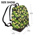 thumbnail image 2 of Fotbe Fresh Avocado Mochila Bolso con Estampado para Mujer, Mochila Antirrobo de Nylon Impermeable, Bolsa Ligera de Hombro, 2 of 4