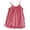 #0447-Hot Pink, variant on Karight Womens Adjustable Spaghetti Strap Satin Nightgown Flowy Ruffled Hem Lightweight Sleep Dress with Gathered Neckline
