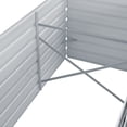thumbnail image 2 of vidaXL Garden Raised Bed Galvanised Steel 240x80x77 cm Grey, 2 of 3