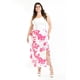 thumbnail image 5 of Short falda con aberturas Roman Fashion /Tallas Extras, 7050, (Fiusha flor) fucsia 40, 5 of 6
