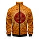 thumbnail image 3 of Chaqueta informal con cremallera y estampado 3D de Acción de Gracias de última oferta, diseño de pavo de animales de Acción de Gracias, para hombre, de manga corta, 3 of 5