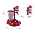 thumbnail image 4 of 500ml 1.25kg Dispensador de agua y alimentos Alimentador de mascotas Alimentador automático de MABOTO Dispensador, 4 of 7