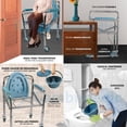 thumbnail image 2 of Silla de Baño Comodo Plegable con Ruedas Gambimedic Discapacitado, 2 of 5