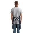thumbnail image 3 of Artisan Collection by Reprime RP121 Unisex ‘Barley’ Contrast Stitch Sustainable Bib Apron, 3 of 3