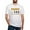 White, variant on - Proud Dad Of A Soldier Black And Gold T Shirt - Fitted T-Shirt, Vintage Fit Soft Cotton Tee