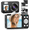 Black, variant on 4K Digital Camera 64MP,Froura Dual-Screen Vlogging Camera,18X Zoom,64GB Card,2 Batteries,Point and Shoot Camera for Kids,Teens ,Beginners,Boys ,Girls,Compact Travel Camera,Birthday Gifts,White