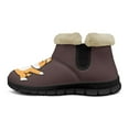 thumbnail image 5 of CHAQLIN Womens Hike Footwear Faux Fur Lining Cute Fox Print Ankle Booties Ladies Comfortable Work Short Boots Outdoor Rain Boots Outdoor, 5 of 9