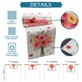 thumbnail image 6 of Spring Flowers Table Runner 48 Inches, Pastoral Daisy Leaves Rustic Botanical Bed Runner Dresser Scarves Tabletop for Indoor Outdoor Parties/Ceremony/Banquet, 13" x 48", 6 of 8
