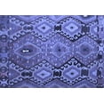 thumbnail image 1 of Ahgly Company Machine Washable Indoor Rectangle Southwestern Blue Country Area Rugs, 5' x 7', 1 of 4